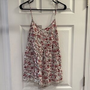 Forever 21 Floral Print Romper (size S)